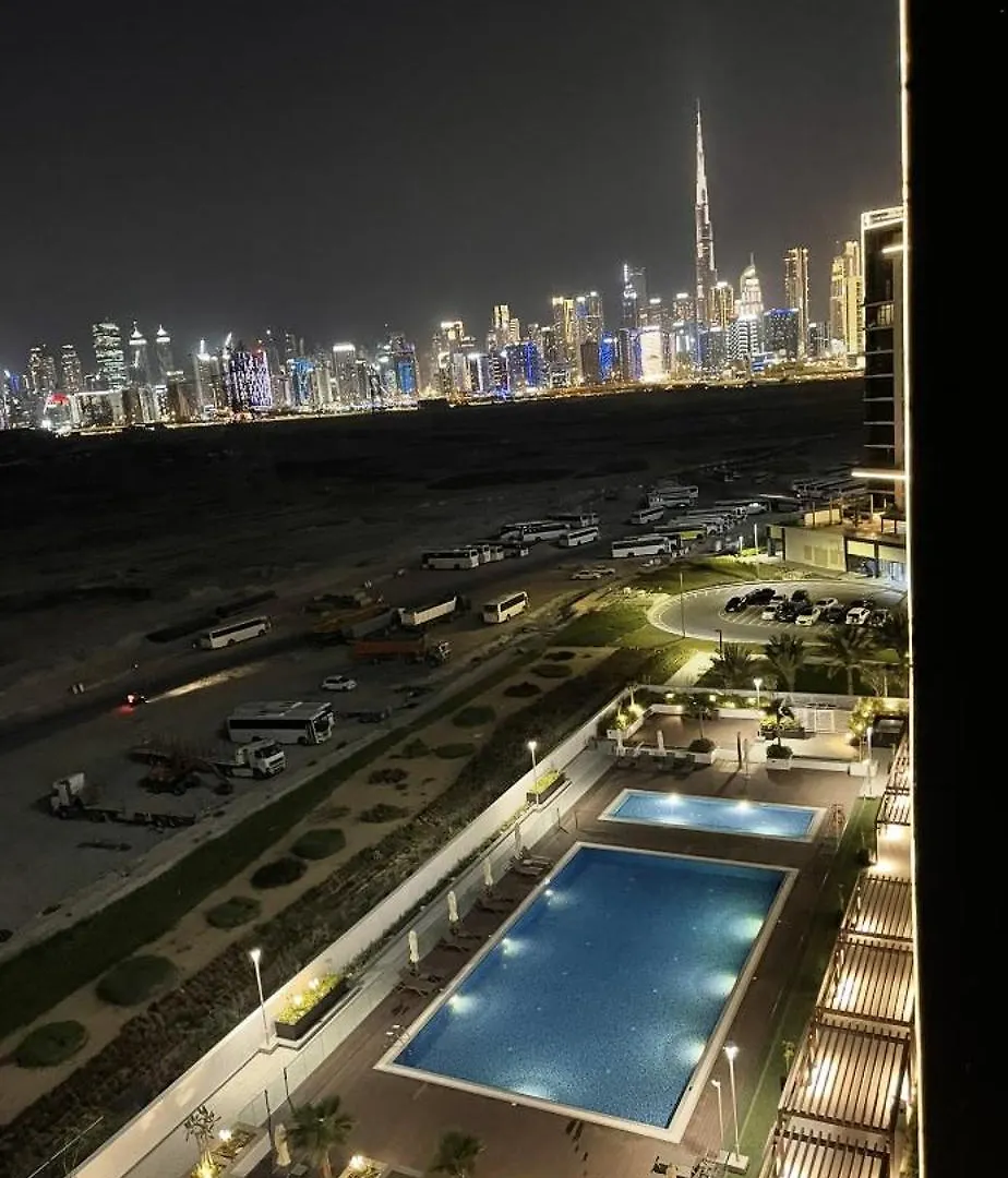 Azizi Rivieira Meydan, Dubai Luxury Studio With Burjkhalifa And Pool Views