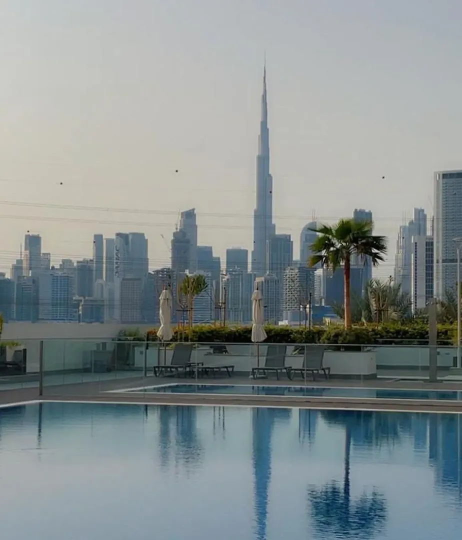 Azizi Rivieira Meydan, Dubai Luxury Studio With Burjkhalifa And Pool Views Appartamento